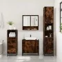 Set de muebles baño 3 pzas madera contrachapada roble ahumado von , Badezimmermöbel - Ref: Foro24-3301037, Preis: 210,38 €, R...