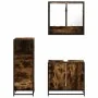 Set de muebles baño 3 pzas madera contrachapada roble ahumado von , Badezimmermöbel - Ref: Foro24-3301037, Preis: 210,38 €, R...