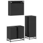 Juego de muebles de baño 3 pzas madera contrachapada negro von , Badezimmermöbel - Ref: Foro24-3301035, Preis: 227,92 €, Raba...