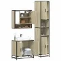 Set de muebles de baño 3 pzas madera contrachapada roble Sonoma von , Badezimmermöbel - Ref: Foro24-3301096, Preis: 278,51 €,...
