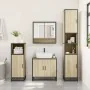 Set de muebles de baño 3 pzas madera contrachapada roble Sonoma von , Badezimmermöbel - Ref: Foro24-3301096, Preis: 278,51 €,...