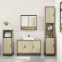 Set de muebles de baño 3 pzas madera contrachapada roble Sonoma von , Badezimmermöbel - Ref: Foro24-3300981, Preis: 212,26 €,...