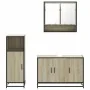 Set de muebles de baño 3 pzas madera contrachapada roble Sonoma von , Badezimmermöbel - Ref: Foro24-3300981, Preis: 212,26 €,...