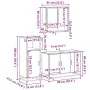 Set de muebles de baño 3 pzas madera contrachapada roble Sonoma von , Badezimmermöbel - Ref: Foro24-3300981, Preis: 212,26 €,...