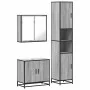 Set de muebles de baño 3 pzas madera contrachapada gris sonoma de , Muebles de baño - Ref: Foro24-3301068, Precio: 285,31 €, ...
