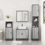 Set de muebles de baño 3 pzas madera contrachapada gris sonoma de , Muebles de baño - Ref: Foro24-3301068, Precio: 285,31 €, ...