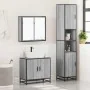 Set de muebles de baño 3 pzas madera contrachapada gris sonoma de , Muebles de baño - Ref: Foro24-3301068, Precio: 285,31 €, ...