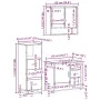 Set de muebles baño 3 pzas madera contrachapada roble marrón von , Badezimmermöbel - Ref: Foro24-3301049, Preis: 255,29 €, Ra...