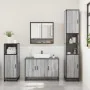 Set de muebles de baño 3 pzas madera contrachapada gris sonoma by , Bathroom furniture - Ref: Foro24-3300983, Price: 234,20 €...
