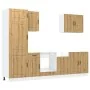 Mueble de cocina Kalmar 7 piezas artesanal roble von , Küchenschränke - Ref: Foro24-3314770, Preis: 587,23 €, Rabatt: %