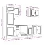 Mueble de cocina Kalmar 7 piezas artesanal roble von , Küchenschränke - Ref: Foro24-3314770, Preis: 587,23 €, Rabatt: %