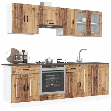 Mueble cocina Kalmar madera vieja 8 pzas madera contrachapada de , Armarios de cocina - Ref: Foro24-3314829, Precio: 563,33 €...