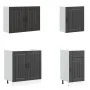 Mueble de cocina Kalmar negra 7 piezas madera contrachapada de , Armarios de cocina - Ref: Foro24-3314772, Precio: 568,00 €, ...