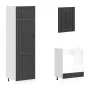 Mueble de cocina Kalmar negra 7 piezas madera contrachapada de , Armarios de cocina - Ref: Foro24-3314772, Precio: 568,00 €, ...