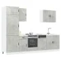 Mueble cocina Kalmar gris hormigón 7 pzas madera contrachapada by , Kitchen cabinets - Ref: Foro24-3314785, Price: 558,31 €, ...