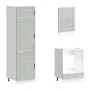 Mueble cocina Kalmar gris hormigón 7 pzas madera contrachapada by , Kitchen cabinets - Ref: Foro24-3314785, Price: 558,31 €, ...