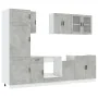 Mueble cocina Kalmar gris hormigón 8 pzas madera contrachapada von , Küchenschränke - Ref: Foro24-3314815, Preis: 601,06 €, R...