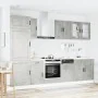 Mueble cocina Kalmar gris hormigón 8 pzas madera contrachapada von , Küchenschränke - Ref: Foro24-3314815, Preis: 601,06 €, R...