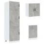 Mueble cocina Kalmar gris hormigón 8 pzas madera contrachapada von , Küchenschränke - Ref: Foro24-3314815, Preis: 601,06 €, R...