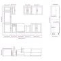 Mueble cocina Kalmar gris hormigón 8 pzas madera contrachapada von , Küchenschränke - Ref: Foro24-3314815, Preis: 601,06 €, R...