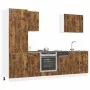 Mueble cocina Kalmar roble ahumado 7 pzas madera contrachapada von , Küchenschränke - Ref: Foro24-3314766, Preis: 573,72 €, R...