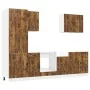 Mueble cocina Kalmar roble ahumado 7 pzas madera contrachapada von , Küchenschränke - Ref: Foro24-3314766, Preis: 573,72 €, R...