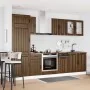 Mueble cocina Kalmar roble marrón 8 pzas madera contrachapada by , Kitchen cabinets - Ref: Foro24-3314808, Price: 618,06 €, D...