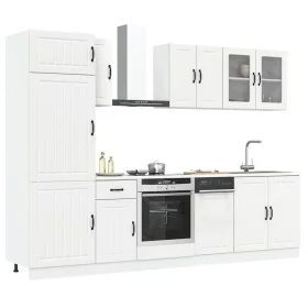Mueble de cocina Kalmar blanco 8 piezas madera contrachapada by , Kitchen cabinets - Ref: Foro24-3314801, Price: 601,55 €, Di...