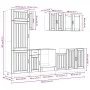 Mueble de cocina Kalmar blanco 8 piezas madera contrachapada by , Kitchen cabinets - Ref: Foro24-3314801, Price: 600,90 €, Di...