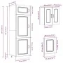 Mueble cocina Kalmar roble marrón 8 pzas madera contrachapada de , Armarios de cocina - Ref: Foro24-3314798, Precio: 620,90 €...