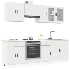 Mueble de cocina Kalmar blanco 8 piezas madera contrachapada von , Küchenschränke - Ref: Foro24-3314841, Preis: 553,31 €, Rab...