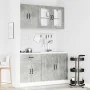 Mueble cocina Kalmar gris hormigón 4 pzas madera contrachapada de , Armarios de cocina - Ref: Foro24-3314855, Precio: 276,53 ...
