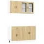 Mueble cocina Kalmar roble sonoma 4 pzas madera contrachapada de , Armarios de cocina - Ref: Foro24-3314874, Precio: 297,01 €...