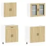 Mueble cocina Kalmar roble sonoma 4 pzas madera contrachapada de , Armarios de cocina - Ref: Foro24-3314874, Precio: 297,01 €...