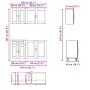 Mueble cocina Kalmar roble sonoma 4 pzas madera contrachapada de , Armarios de cocina - Ref: Foro24-3314874, Precio: 297,01 €...