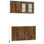 Mueble cocina Kalmar roble ahumado 4 pzas madera contrachapada de , Armarios de cocina - Ref: Foro24-3314876, Precio: 290,74 ...
