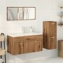 Juego de muebles baño 4 piezas madera ingeniería roble artisan by , Bathroom furniture - Ref: Foro24-3328602, Price: 289,47 €...