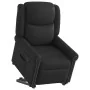 Sillón reclinable vertical de cuero sintético negro brillante by , Armchairs - Ref: Foro24-3303418, Price: 292,22 €, Discount: %