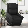 Sillón reclinable vertical de cuero sintético negro brillante by , Armchairs - Ref: Foro24-3303418, Price: 292,22 €, Discount: %