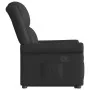 Sillón reclinable vertical de cuero sintético negro brillante by , Armchairs - Ref: Foro24-3303418, Price: 292,22 €, Discount: %