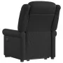 Sillón reclinable vertical de cuero sintético negro brillante by , Armchairs - Ref: Foro24-3303418, Price: 292,22 €, Discount: %