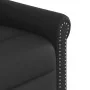 Sillón reclinable vertical de cuero sintético negro brillante by , Armchairs - Ref: Foro24-3303418, Price: 292,22 €, Discount: %