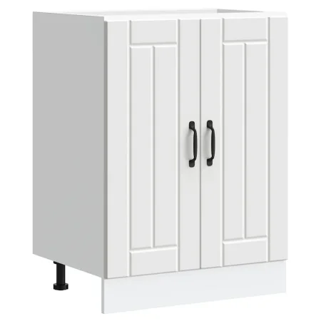 Mueble bajo fregadero Lucca madera contrachapada blanca de , Armarios de cocina - Ref: Foro24-853677, Precio: 74,55 €, Descue...