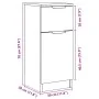 Aparador madera de ingeniería madera envejecida 30x30x70 cm von , Sideboards - Ref: Foro24-856951, Preis: 55,41 €, Rabatt: %