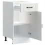 Mueble bajo de cocina Lucca madera de ingeniería blanca de , Armarios de cocina - Ref: Foro24-853707, Precio: 80,53 €, Descue...