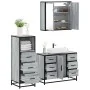Set de muebles de baño 3 pzas madera contrachapada gris sonoma von , Badezimmermöbel - Ref: Foro24-3301023, Preis: 293,21 €, ...