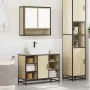 Set de muebles de baño 2 pzas madera contrachapada roble Sonoma by , Bathroom furniture - Ref: Foro24-3300941, Price: 152,07 ...