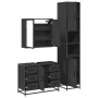 Juego de muebles de baño 3 pzas madera contrachapada negro by , Bathroom furniture - Ref: Foro24-3301080, Price: 343,42 €, Di...