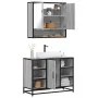 Set de muebles de baño 2 pzas madera contrachapada gris sonoma by , Bathroom furniture - Ref: Foro24-3300943, Price: 151,77 €...