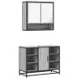 Set de muebles de baño 2 pzas madera contrachapada gris sonoma by , Bathroom furniture - Ref: Foro24-3300943, Price: 151,77 €...